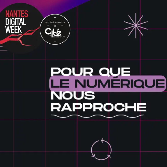 Affiche nantes digital week 2023