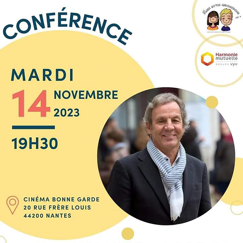 affiche de la conférence de charles gardou le 14 novembre