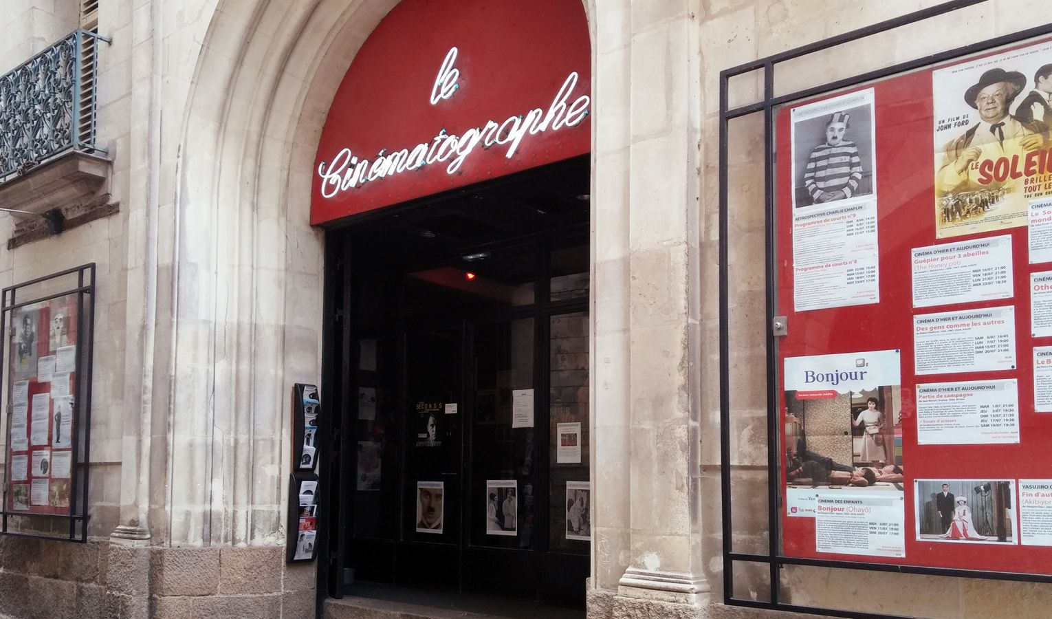 photo de la devanture du cinématographe