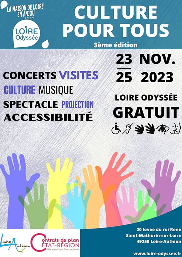 affiche de l'évènement culture pour tous de Loire odyssée