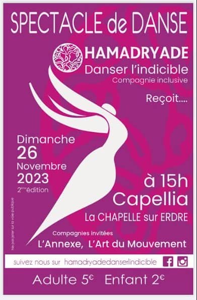 Affiche du Spectacle HAMADRYADE, Reçoit