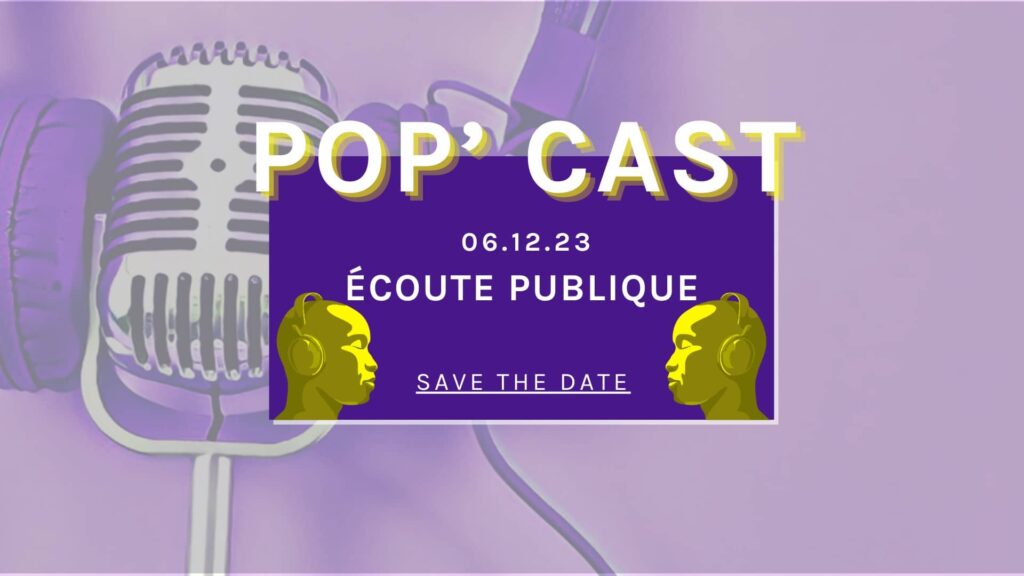 visuel de l'écoute publique de pop' média
