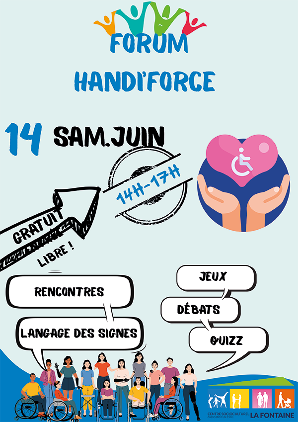 affiche du forum handiforce le 14 juin
