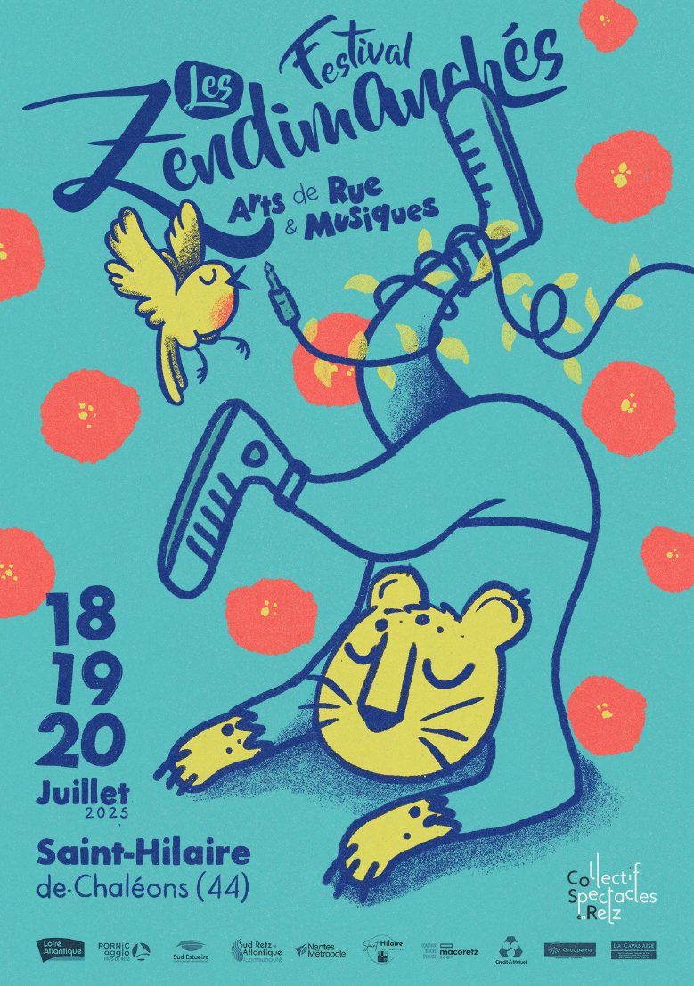 affiche du festival les zendimanchés 2025