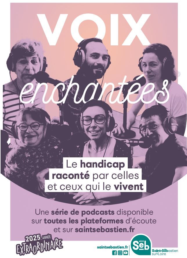 affiche du podcast voix enchantées