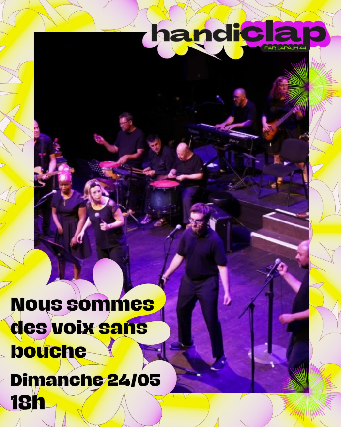 photo du groupe nous sommes des voix sans bouche sur scène