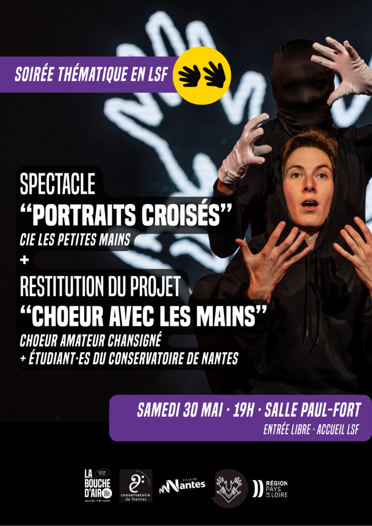 affiche de la soirée special lsf organisée par la bouche d'air le 30 mai