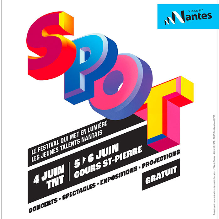 SPOT, le festival des jeunes talents nantais les 4, 5 et 6 juin