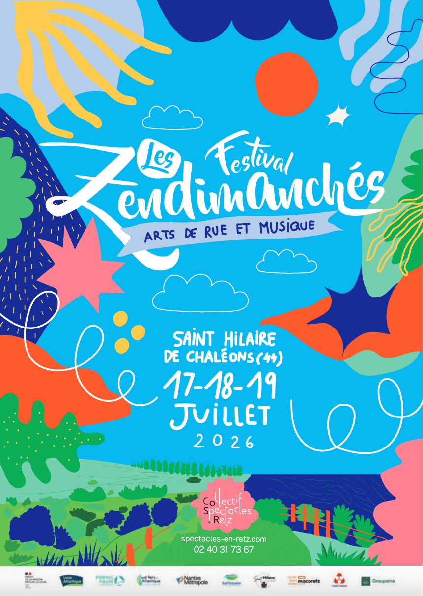 Le festival Les Zendimanchés du 17 au 19 juillet à Saint Hilaire de Chaléons