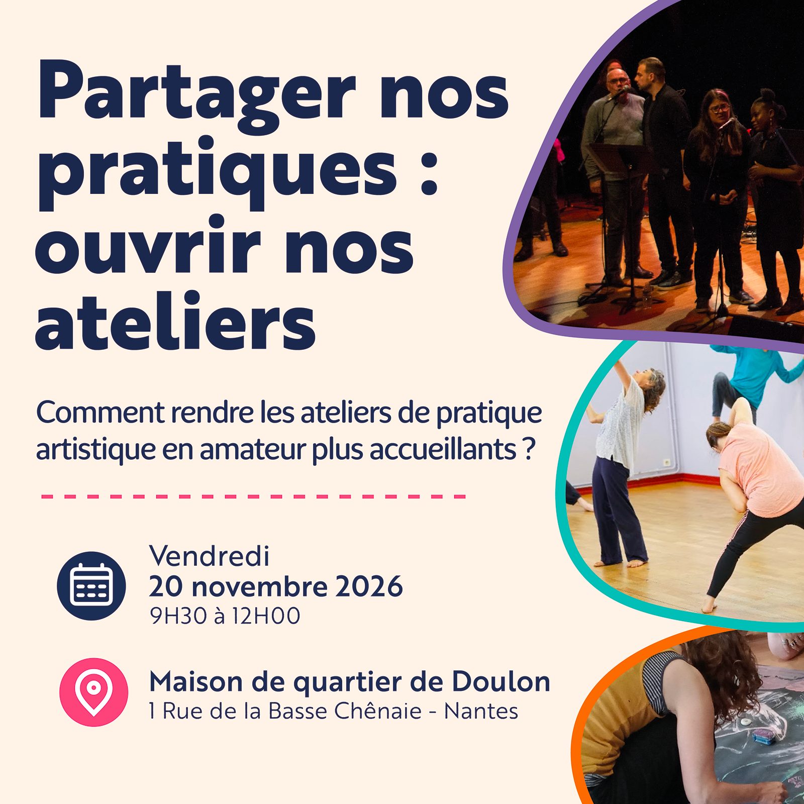 Partager nos pratiques : ouvrir nos ateliers le 20 novembre 2026