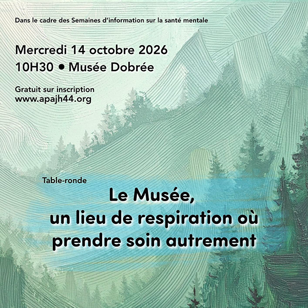 Table-ronde « Le Musée, un lieu de respiration où prendre soin autrement » le 14 octobre
