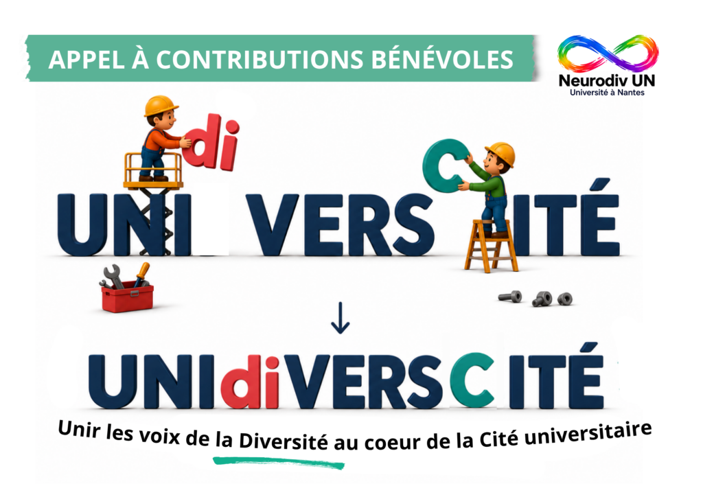 affiche de l'appel à contribution bénévole pour unidivercité