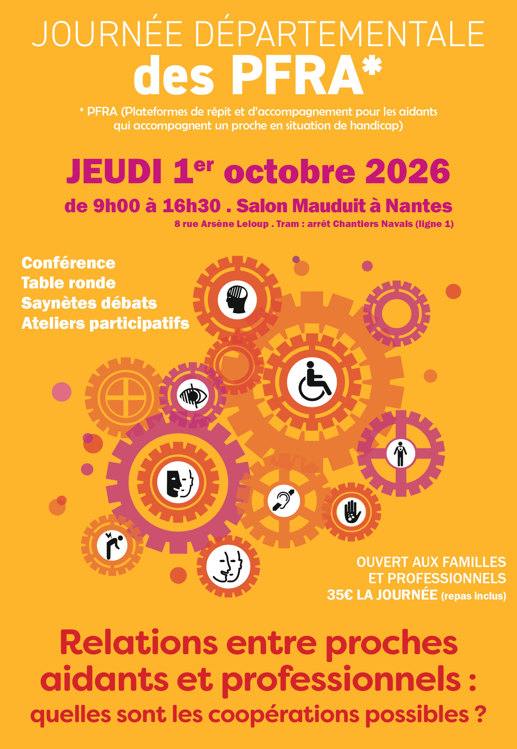 Journée départementale des PFRA le 1er octobre 2026